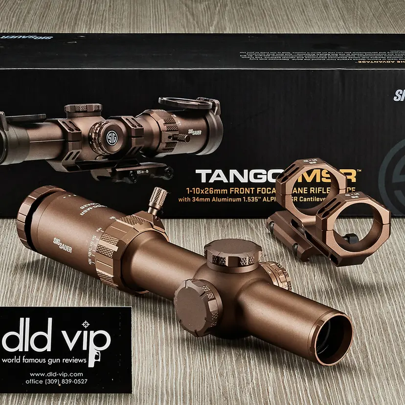 SIG Sauer Tango MSR 1-10x26 FFP Red Illum. BDC-10 Reticle w/ Alpha Mount - 1