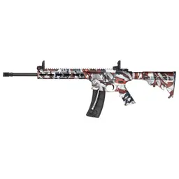 Smith & Wesson M&P15-22 Sport .22LR Semi-Auto Rifle 16.5in Threaded Barrel 25rd Flag Cerakote Finish - 1