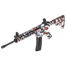 Smith & Wesson M&P15-22 Sport .22LR Semi-Auto Rifle 16.5in Threaded Barrel 25rd Flag Cerakote Finish - 3
