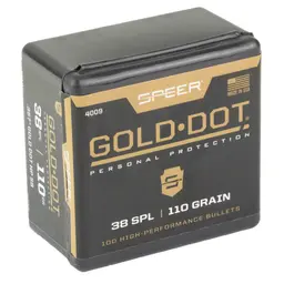 Speer Gold Dot .357 110GR HP Bullets – 100 Count Hollow Point Reloading Supplies - 2