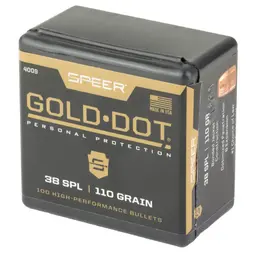 Speer Gold Dot .357 110GR HP Bullets – 100 Count Hollow Point Reloading Supplies - 3