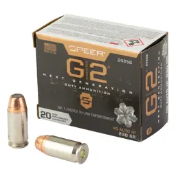Speer Gold Dot G2 45 ACP 230 Grain Hollow Point Ammunition – 20 Rounds - 1