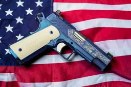 SPRINGFIELD ARMORY 1911 250TH 45 AUTO 4.25" 8-RD SEMI-AUTO PISTOL - 1