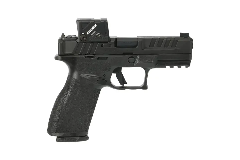 Springfield Echelon 4.0C Compact 9mm Striker-Fired Optics Ready Pistol 4in Black Melonite w Aimpoint COA Red Dot 18rd 15rd - 1