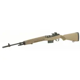 Springfield M1A Standard Semi-Auto Rifle .308 Win 22in Barrel Blue Finish FDE Composite Stock Adjustable Sights 10rd CA Compliant - 3