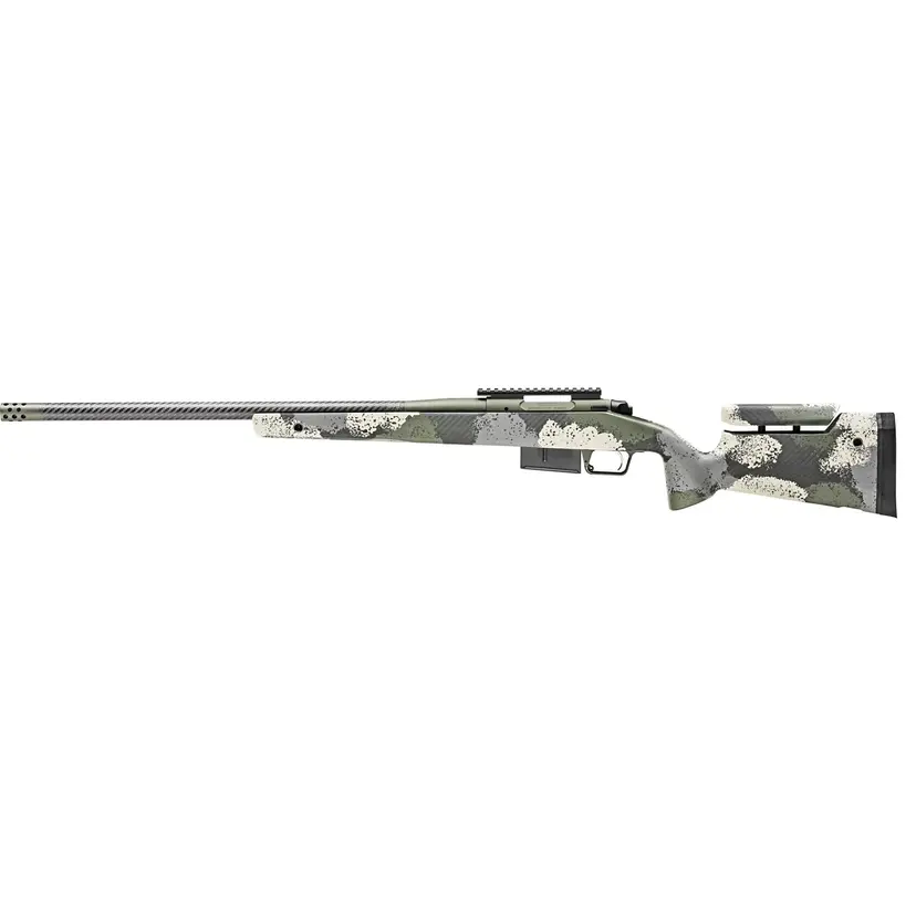 Springfield Model 2020 Waypoint 7mm PRC Bolt-Action Rifle 24in Carbon Fiber Barrel 1:8 Twist Evergreen Camo Adj Stock - 1