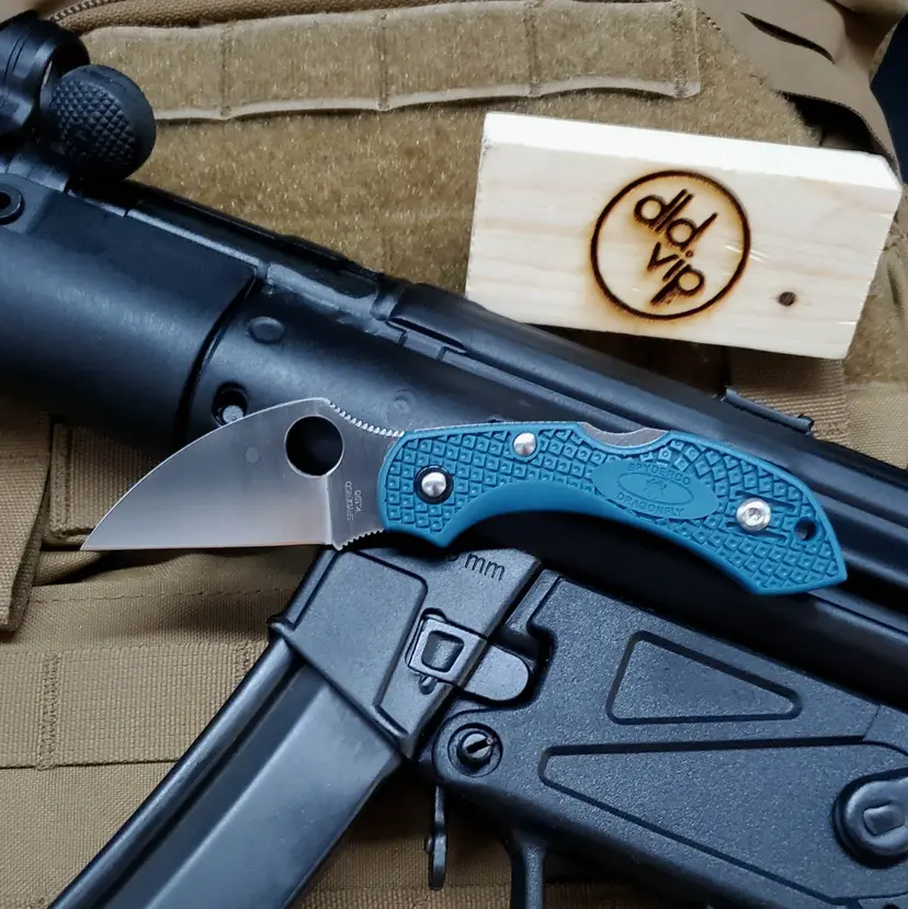 Spyderco Dragonfly 2 Wharncliffe Lightweight Knife Blue K390 - 1