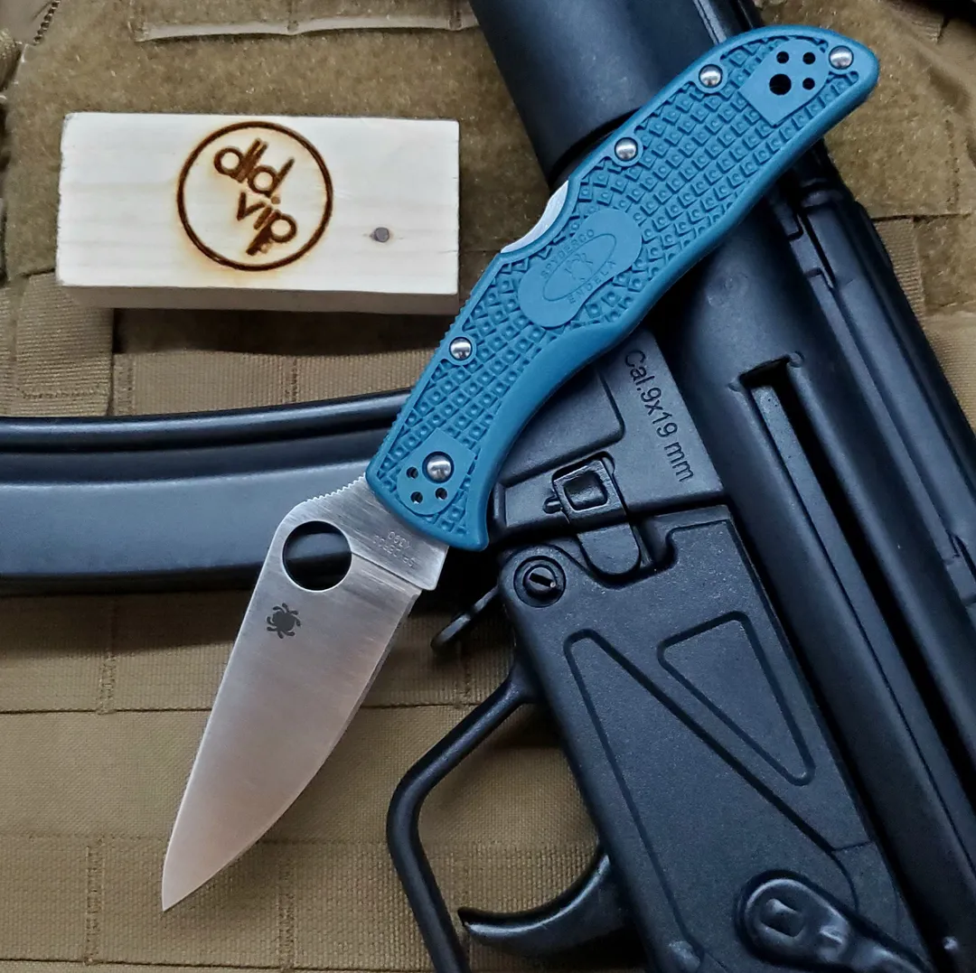 Spyderco Endela Lightweight K390 Blue FRN