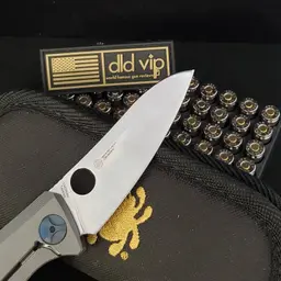 Spyderco Sinkevich Drunken Titanium Frame Lock Carbon Fiber Scale S90v - 2