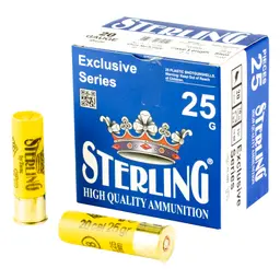 Sterling Exclusive 20 Gauge 2.75" #8 Shot Shells 7/8 oz 25 Rounds – Premium Ammunition - 1