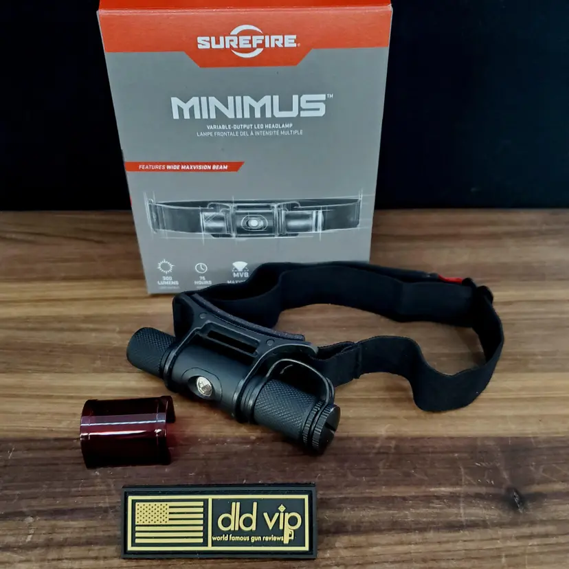 Surefire Minimus LED Headlamp 300 Lumen w/ Red Lens - 1