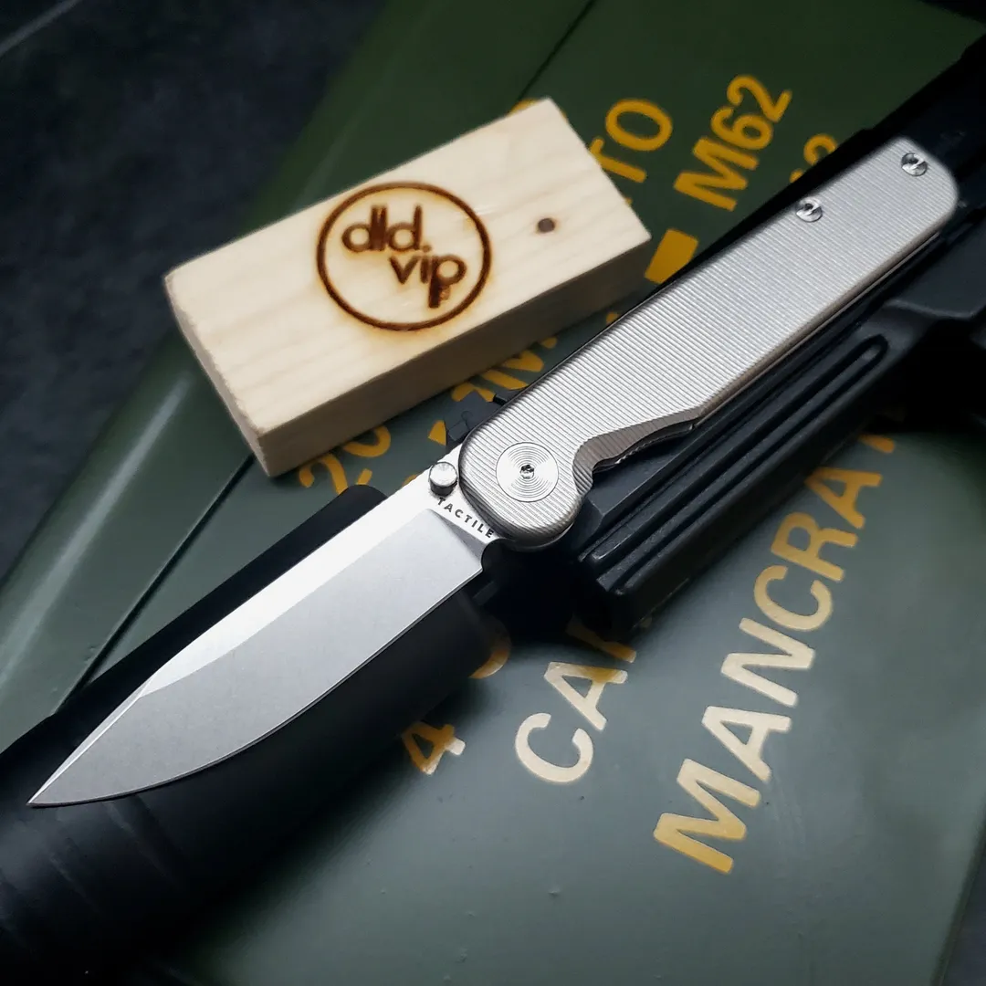 Tactile Knife Co. Rockwall Liner Lock Knife Titanium