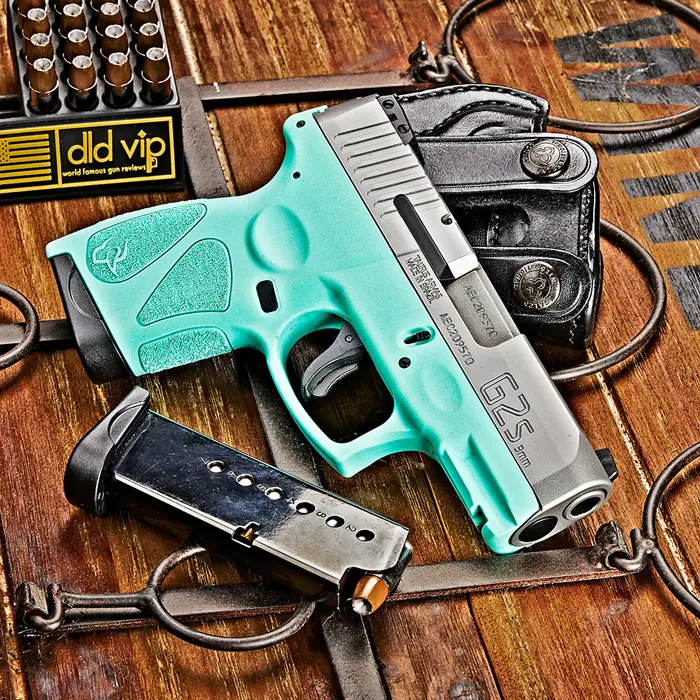 Taurus G2S 9mm SS/Cyan w/ Manual Safety - 1