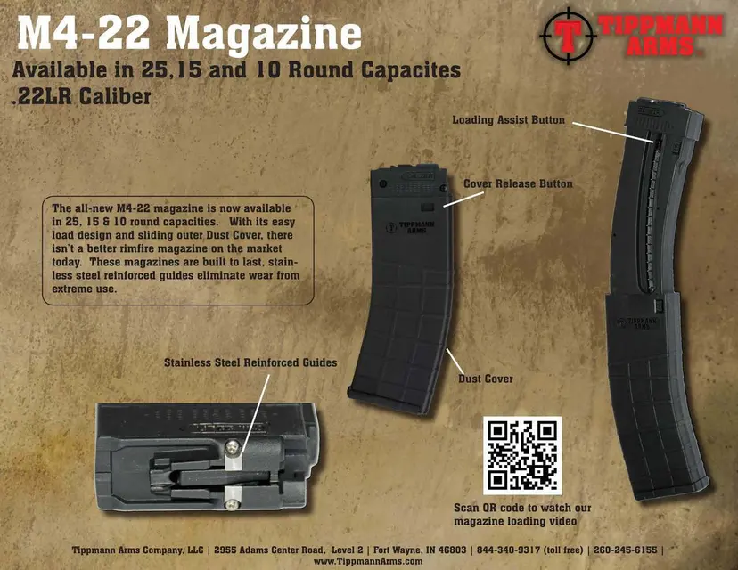 Tippmann Arms M4-22 - 25 Round Magazine 22LR - 1