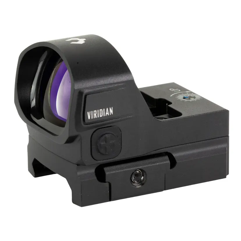 Viridian RFX-25 1x20 Micro Green Dot Sight 3 MOA, Docter Mount, Black – Red Dot Optic - 1
