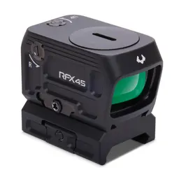 Viridian RFX45 Green Dot Optic 5 MOA, ACRO Footprint, Matte Black, Low Picatinny Mount - 3