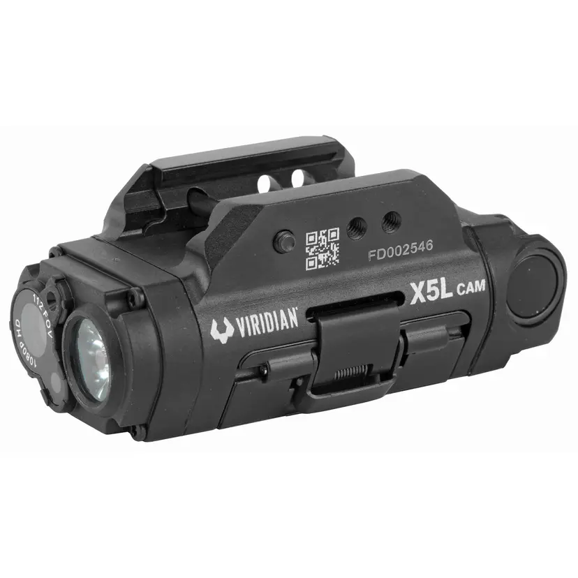 Viridian X5L Gen 3 Universal Green Laser, 500 Lumen Tactical Light & 1080p HD Camera – Rechargeable, Waterproof - 1