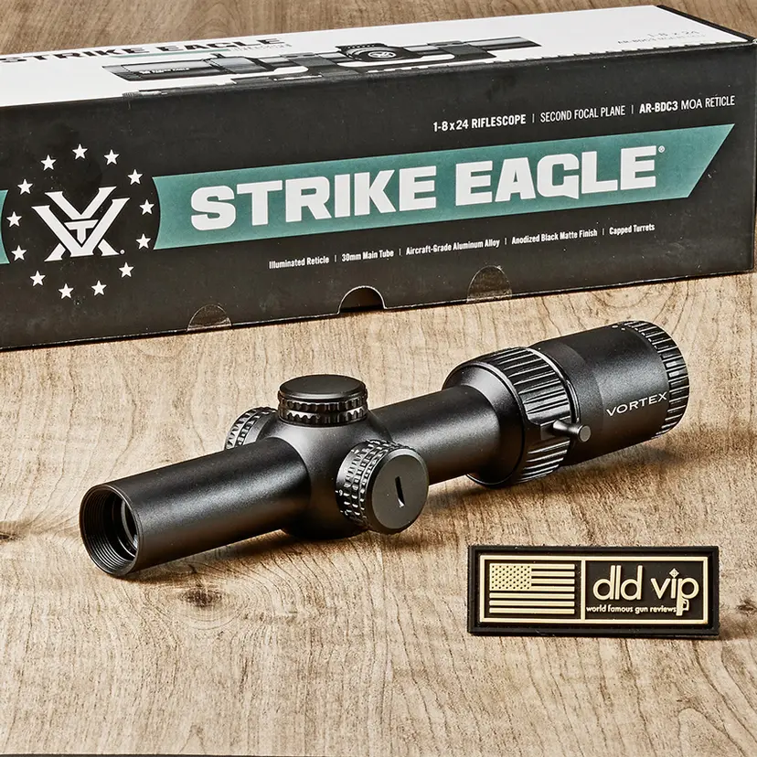 Vortex Optics Strike Eagle 1-8x24 SFP 30mm Red Illum. AR-BDC3 MOA - 1