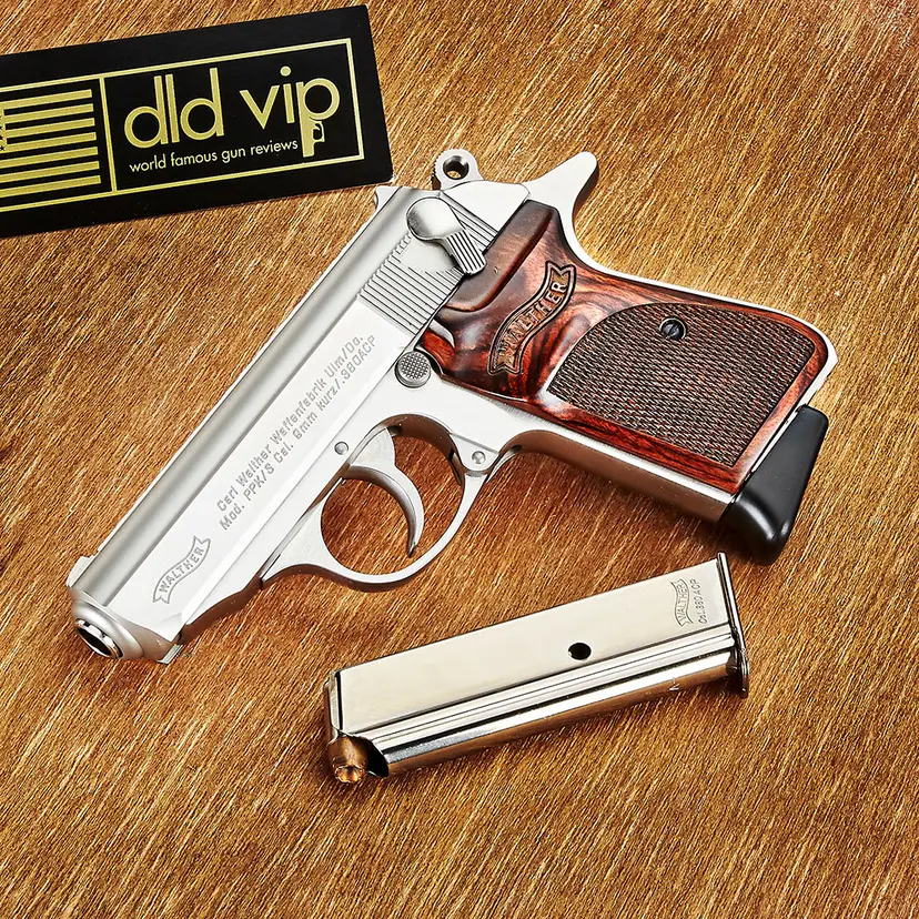 Walther PPK/S Walnut .380ACP 3.6" SS DASA - 1