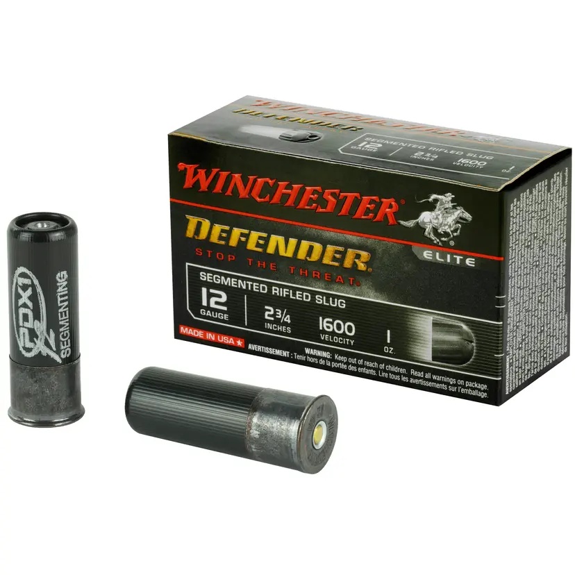 Winchester Defender Elite 12Ga 2.75" 1oz. Segmenting Slug 10rd - 1