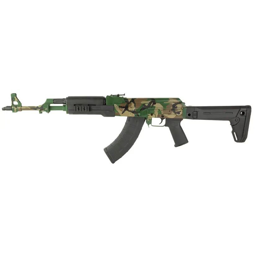 Zastava ZPAP M70 AK-Style Semi-Auto Rifle 7.62x39 16in Chrome-Lined Barrel M81 Woodland Cerakote Magpul Zhukov Stock - 1