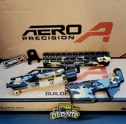 Aero Precision M4E1 Set w/ DLD Exclusive Yellow Multicam Cerakote + Lower Kit Webinar - 2