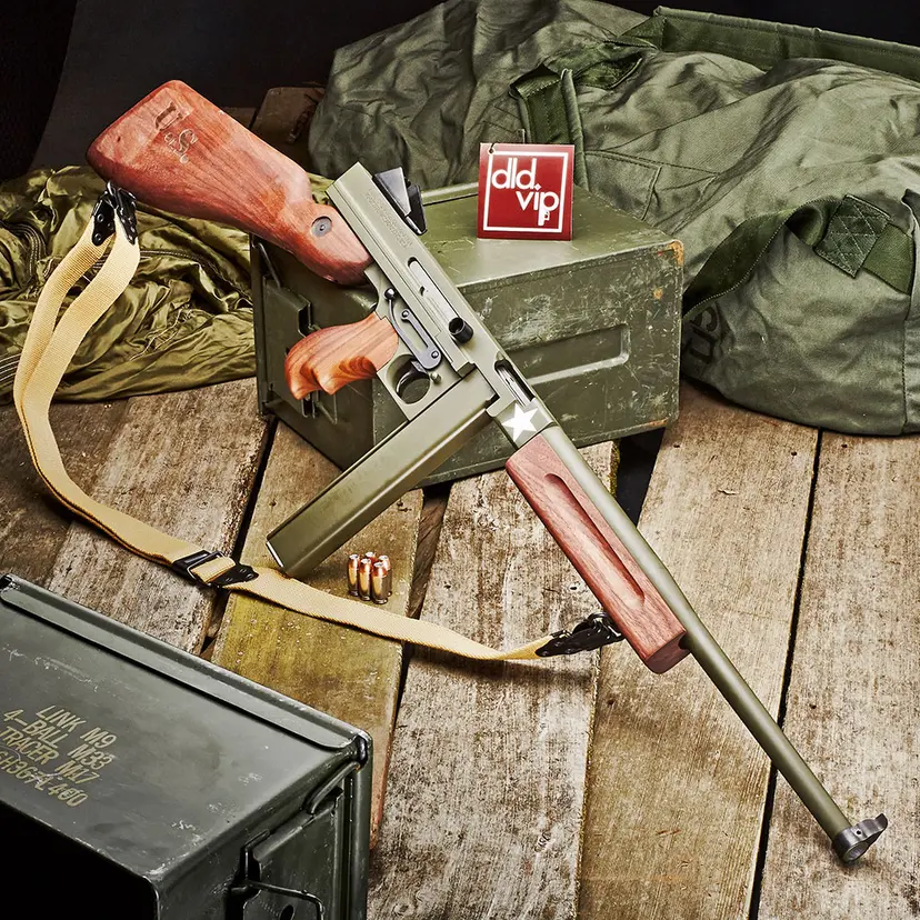 Auto Ordnance M1 Thompson D-Day Tanker OD Green Cerakote .45ACP Webinar - 1