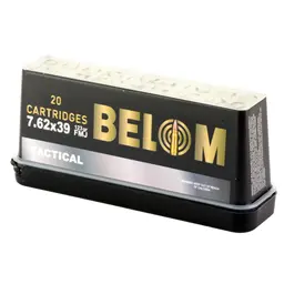 Belom 7.62x39mm 123 Grain FMJ Brass Cased Ammo - 480 Round Case Webinar - 3