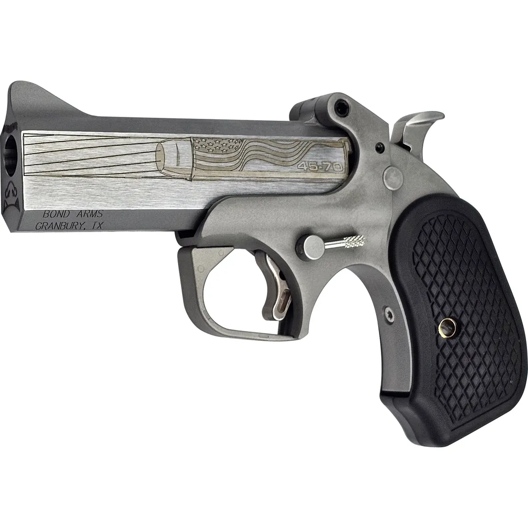 Bond Arms Merica 250th Redneck Derringer .45-70 Gov't 4.25in Engraved Webinar