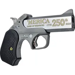 Bond Arms Merica 250th Redneck Derringer .45-70 Gov't 4.25in Engraved Webinar - 2