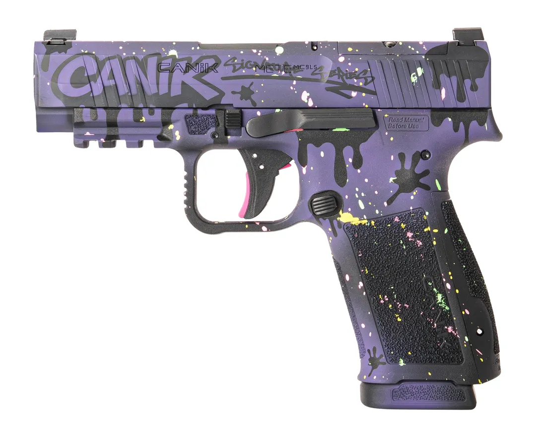 CANIK METE MC9LS Signature 9mm Compact Striker-Fired Pistol 3.64in Barrel Optic Ready Midnight Drip 17+1 Webinar