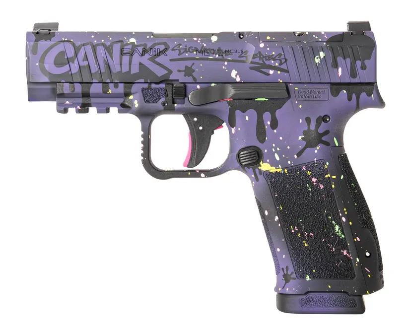 CANIK METE MC9LS Signature 9mm Compact Striker-Fired Pistol 3.64in Barrel Optic Ready Midnight Drip 17+1 Webinar - 1