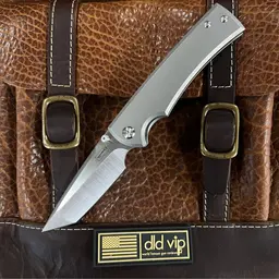 Chaves Ultramar Liberation 229 Satin Tanto Compound Grind Stonewash Titanium Handle 229/LT/SWTI/BF W - 1