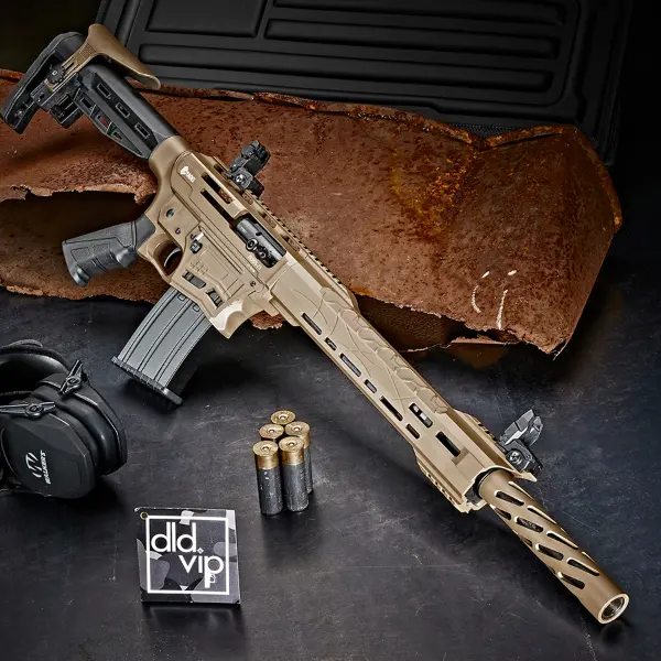 Citadel Boss-25 Semi-Auto 12Ga FDE Cerakote Shotgun Webinar - 1