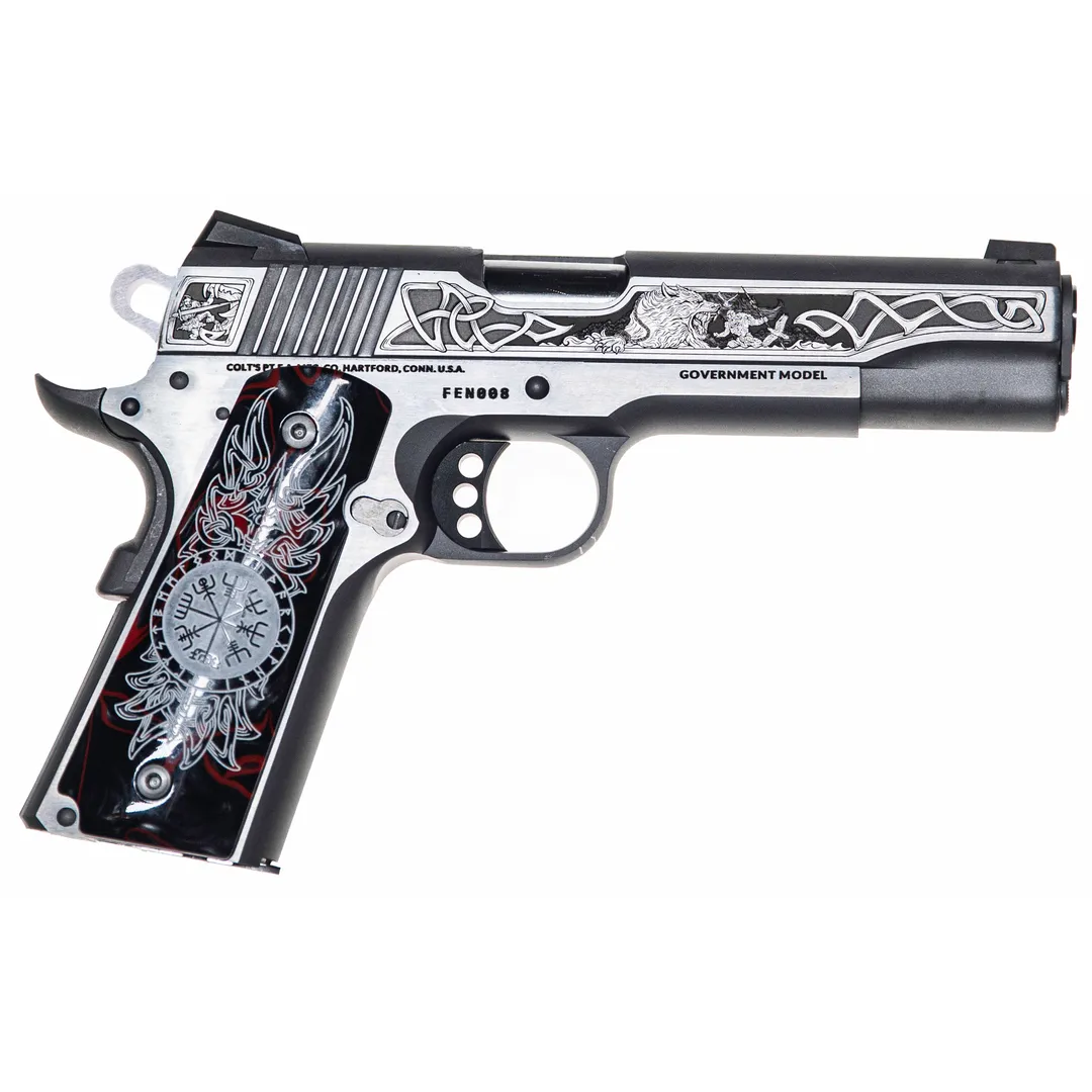 Colt Delta Elite Fenrir 10mm Semi-Auto Pistol 5in Stainless Silver 8rd Novak White Dot Sights Webinar