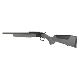 CVA Scout Gen 3 300 Blackout Single Shot Rifle 16.5" Threaded Barrel Black/Gray Synthetic Stock Webinar - 1