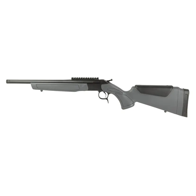 CVA Scout Gen 3 300 Blackout Single Shot Rifle 16.5" Threaded Barrel Black/Gray Synthetic Stock Webinar - 1