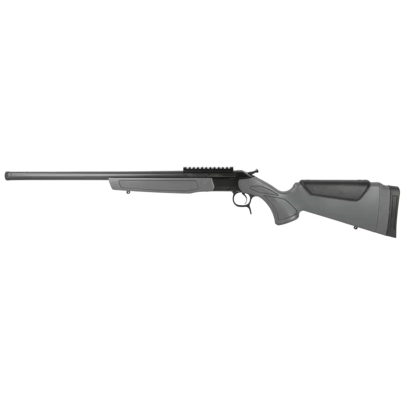 CVA Scout Gen 3 45-70 Gov Single Shot Rifle 22" Threaded Barrel Matte Black/Gray Synthetic Stock Webinar - 1