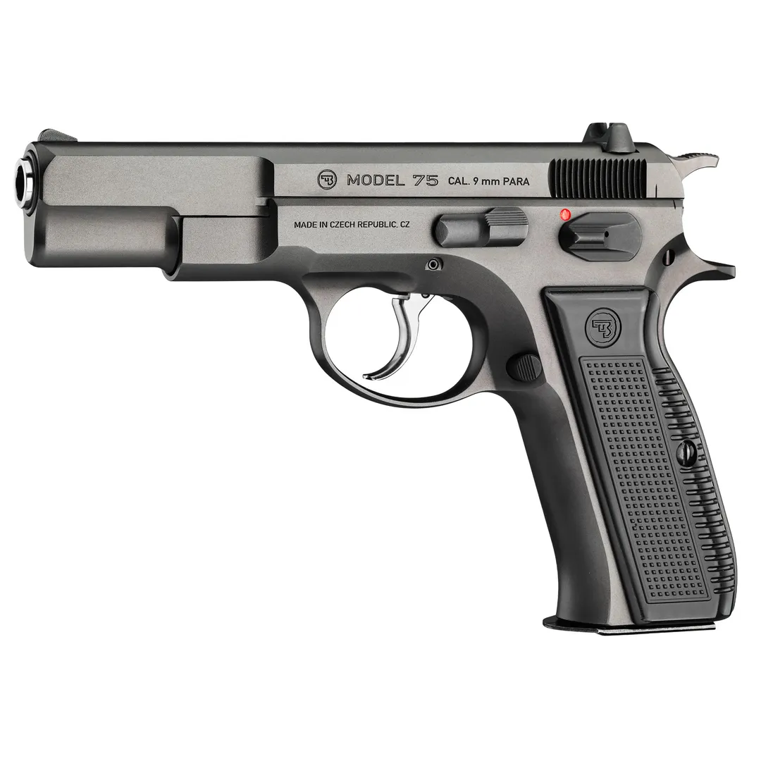 CZ 75 Legend 9mm Full-Size Steel Frame Pistol 4.5in Barrel 16-Round Black Blued DA/SA Webinar