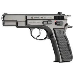 CZ 75 Legend 9mm Full-Size Steel Frame Pistol 4.5in Barrel 16-Round Black Blued DA/SA Webinar - 1