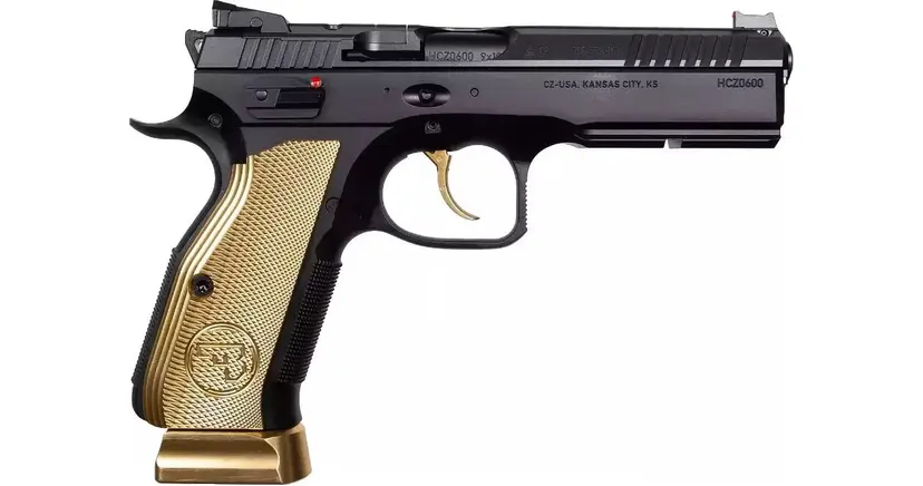 CZ Shadow II Optics Ready Gold Digger Special Edition 9mm Webinar - 1