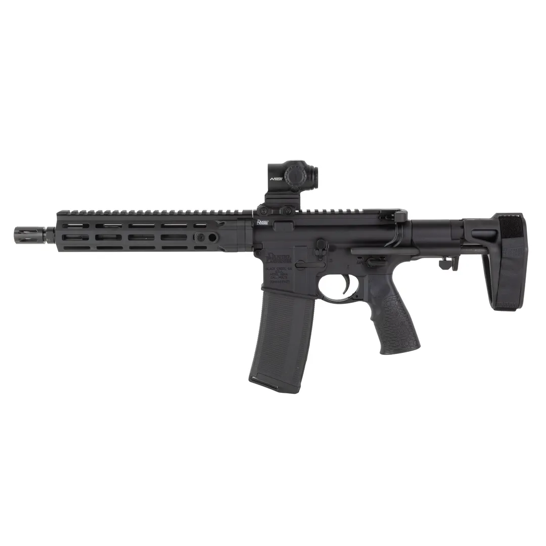 Daniel Defense DDM4 5.56 NATO AR Pistol 10.3in CHF Barrel 30rd Black w/ Primary Arms Cyclops Gen 2, Maxim PDW Brace Webinar