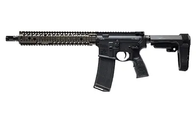 Daniel Defense DDM4 GL/SSC AR Pistol 5.56 NATO 12.5in Chrome-Lined 1:7 Barrel, RIS II FDE Rail, SBA3 Brace, 30rd Webinar - 1