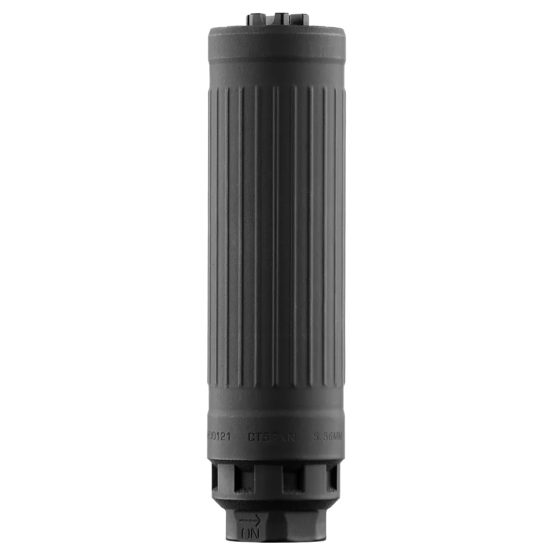 Dead Air Armament CT5P Patrol 5.56 NATO/6mm ARC Suppressor, 6.55in, Haynes 282, Black Cerakote, Xeno 1/2x28 3-Prong Flash Hider Included Webinar