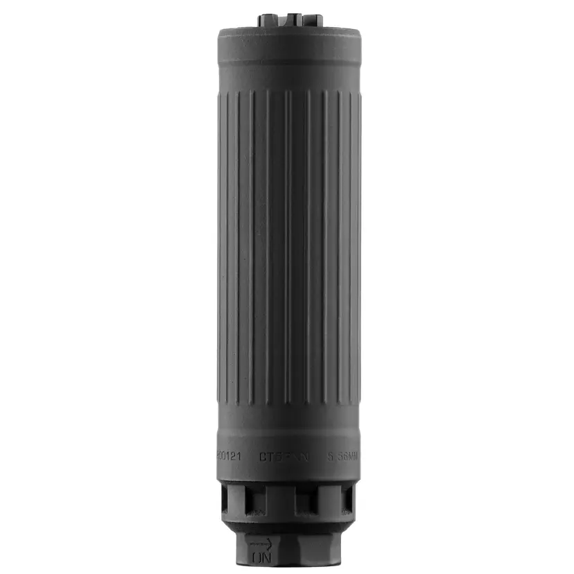 Dead Air Armament CT5P Patrol 5.56 NATO/6mm ARC Suppressor, 6.55in, Haynes 282, Black Cerakote, Xeno 1/2x28 3-Prong Flash Hider Included Webinar - 1