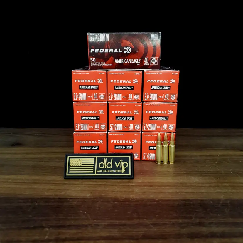 Federal American Eagle 5.7x28 40Gr FMJ 500rd Case Webinar - 1