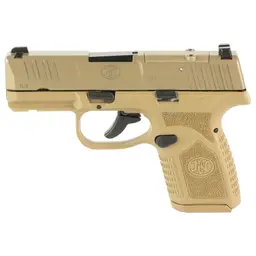 FN America Reflex MRD 9mm Micro-Compact Optics-Ready Pistol, 3.3in CHF Barrel, FDE PVD, 10+1, No Manual Safety Webinar - 1