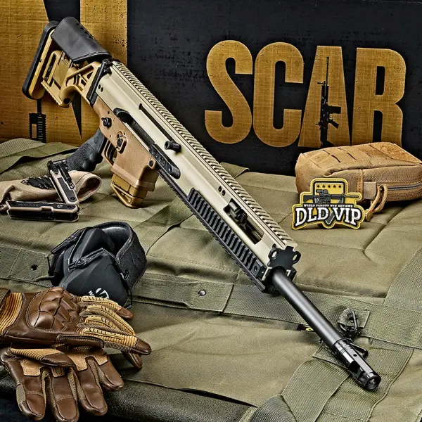 FN SCAR-20S NRCH 6.5 Creedmoor FDE w/ Surefire Pro Comp Brake & 3 20rd Mags Webinar 9780201390314 - 1