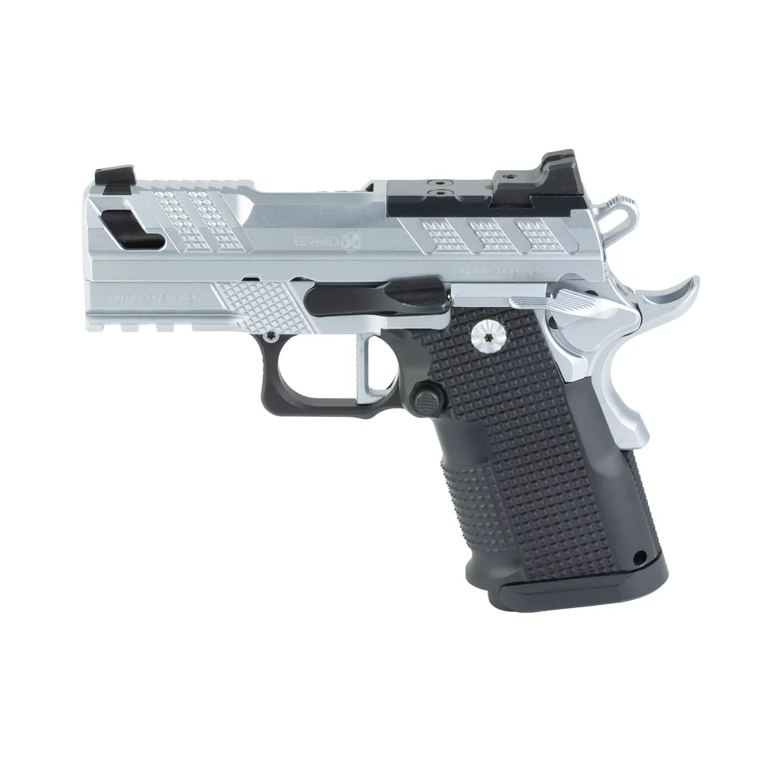 Fusion XP-3C Compact 9mm Semi-Auto Pistol 3in Barrel Optic Ready 17+1 Tenifer Silver Slide Webinar