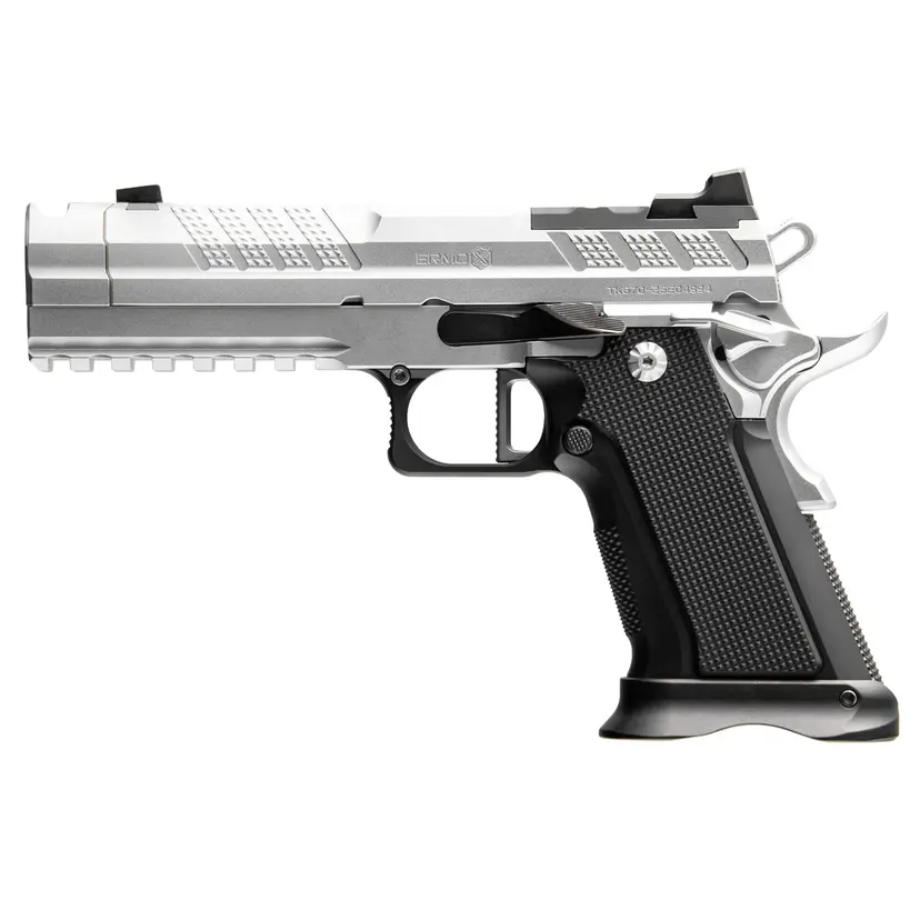 Fusion XP Pro Comp 9mm Full Size Optic-Ready Pistol 4.6in Integrated Compensator 17rd Chrome Black Tenifer 2 Mags Webinar - 1
